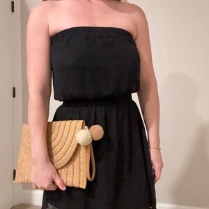 Black Strapless Dress